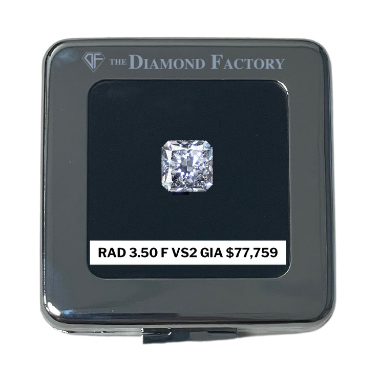 3.50 CT Radiant Diamond