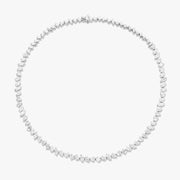 15.69 Carats Multi Shaped Lab Grown Diamond Tennis Necklace - The Diamond Factory