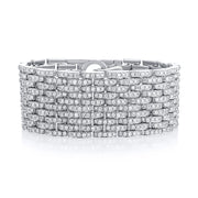 16.91 Carat Natural Diamond Carpet Bracelet - The Diamond Factory