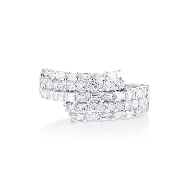 1.77 Carats Natural Diamond Wrap Fashion Ring - The Diamond Factory