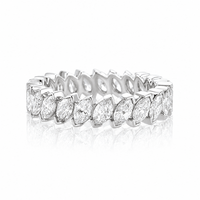 Marquise Natural Diamond Eternity Band