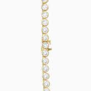 27.70 Carats Natural Diamond Bezel Necklace - The Diamond Factory