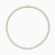 27.70 Carats Natural Diamond Bezel Necklace - The Diamond Factory