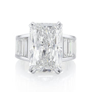 3.64 Carats Radiant Lab Grown Diamond Ring - The Diamond Factory