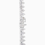 37.09 Carats Natural Pear Shaped Diamond Tennis Necklace - The Diamond Factory