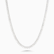 37.09 Carats Natural Pear Shaped Diamond Tennis Necklace - The Diamond Factory
