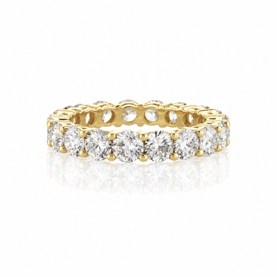 Round Natural Diamond Eternity Band