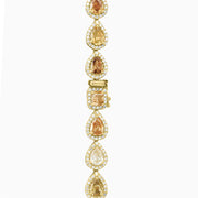 48.90 Carats Fancy Multi Color Natural Diamond Necklace - The Diamond Factory