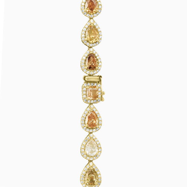 48.90 Carats Fancy Multi Color Natural Diamond Necklace - The Diamond Factory