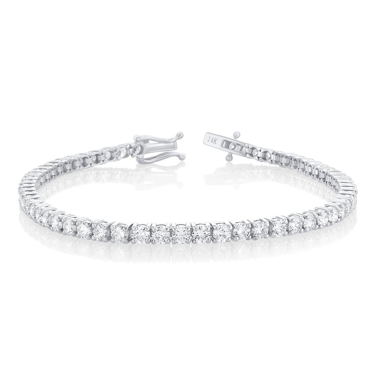 5.50 Carat Lab Grown Diamond Tennis Bracelet - The Diamond Factory