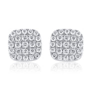 1.32 Carat Natural Diamond Fashion Earrings in 14k White Gold