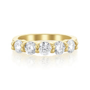 1.37 Carat Lab Grown Diamond Band in 14k Yellow Gold