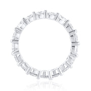 3.70 Round Lab Grown Eternity Band 14K White Gold