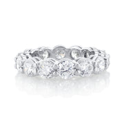 5.45 Carat Lab Grown Diamond Eternity Band set in Platinum