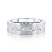 2.15 Carat Men's Lab Grown Diamond Eternity Band in Platinum