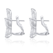 9.70 Carat Pear & Marquise Natural Diamond Earrings set in Platinum