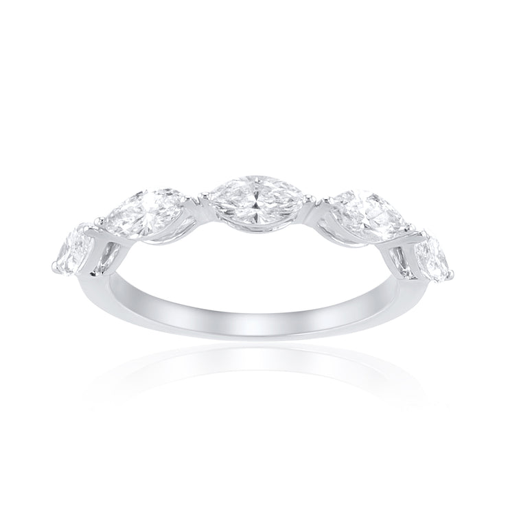 1.02 Carat Lab Grown Diamond Band in 14K White Gold