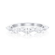 1.02 Carat Lab Grown Diamond Band in 14K White Gold