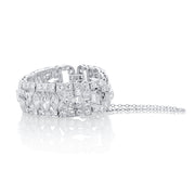 11.00 Carat Marquise and Baguette Diamond Art-Deco Bracelet set in Platinum