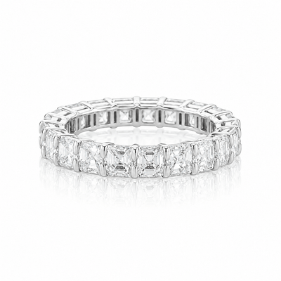 Asscher Natural Diamond Eternity Band