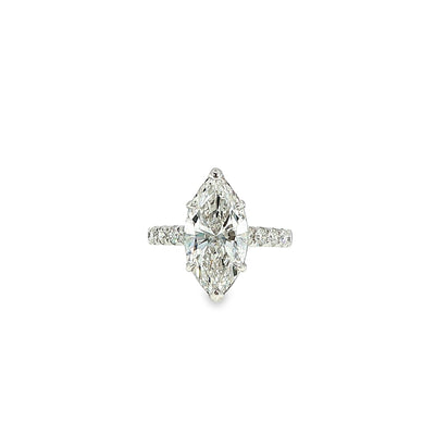 Marquise Cut Lab Grown Diamond Ring