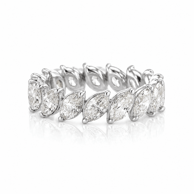 Marquise Natural Diamond Eternity Band
