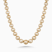 Natural Golden Pearl Necklace - The Diamond Factory
