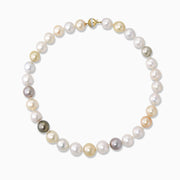 Natural South Sea Multicolor Pearls Necklace - The Diamond Factory