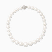 Natural South Sea White Pearl Necklace - The Diamond Factory