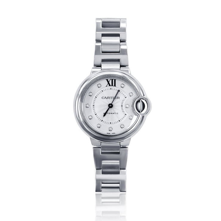 Pre - Owned Cartier Diamond Dial Watch - The Diamond Factory