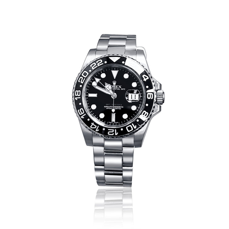 Pre - owned Rolex Stainless Steel Men's Submariner with Black Dial - The Diamond Factory