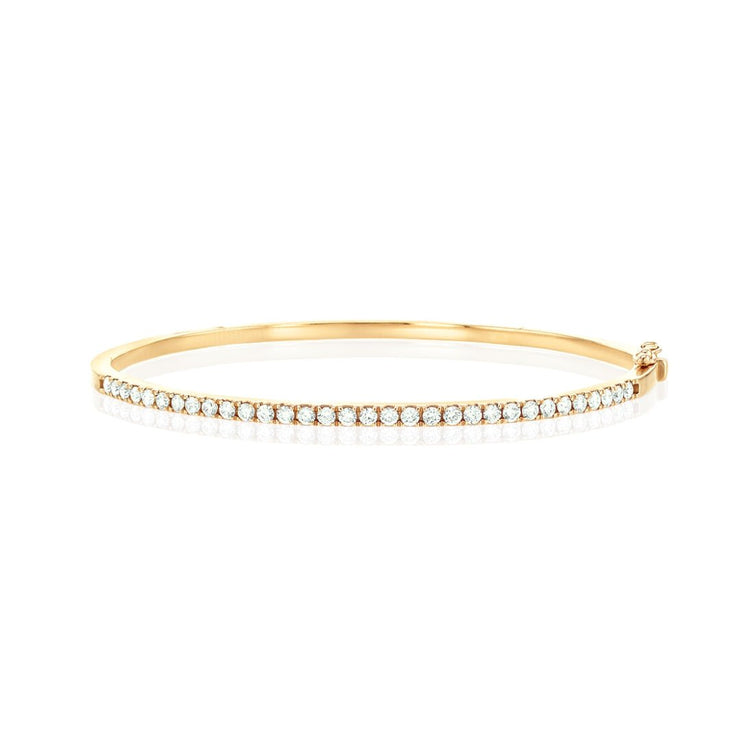1.00 Carats Natural Diamond Bangle - The Diamond Factory