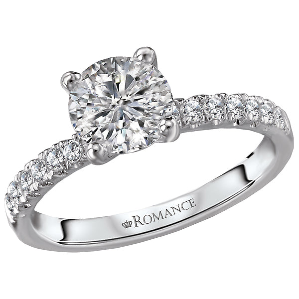 0.20 CT Round Diamond Prong Set Engagement Ring Setting