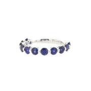 1.20 Carats Blue Sapphire Band - The Diamond Factory