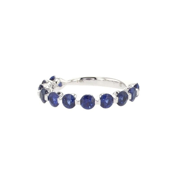 1.20 Carats Blue Sapphire Band - The Diamond Factory