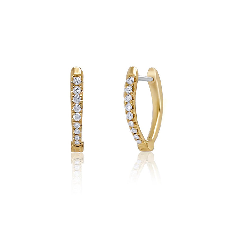 .22 Carats Natural Diamond Fashion Hoop Earrings - The Diamond Factory