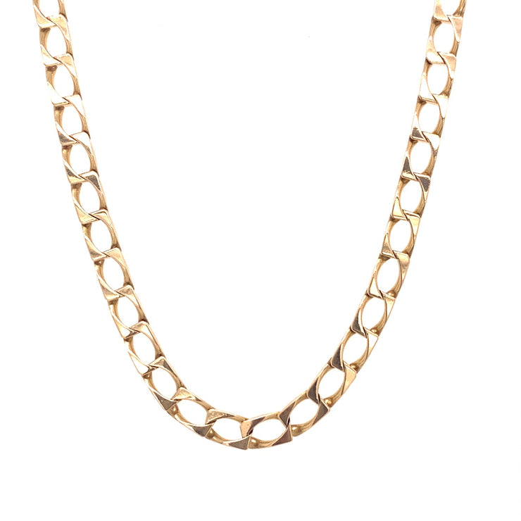 4MM Link Chain 14K Yellow Gold 20"
