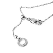 Sterling Silver 0.06 CT Diamond Pavé Lightbulb Necklace by Pavé the Way Jewelry