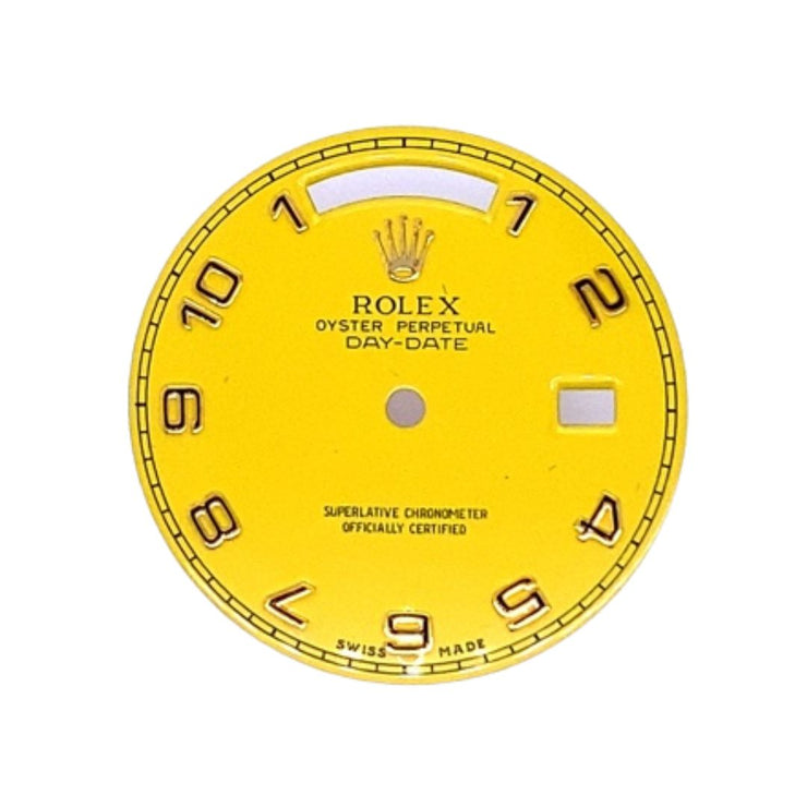 Pre-Owned Rolex Yellow Watch Dial