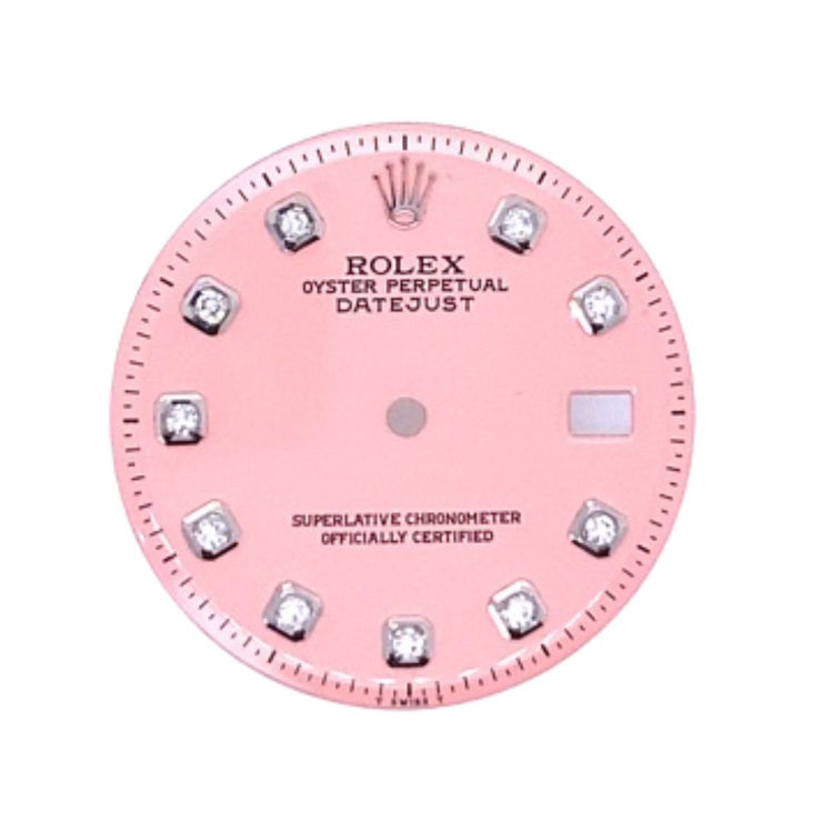 Pre-Owned Rolex Salmon Pink Watch Dial